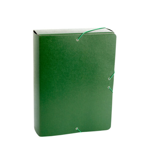 CARPETA #PROYECTOS 9CM GOFRADO VERDE